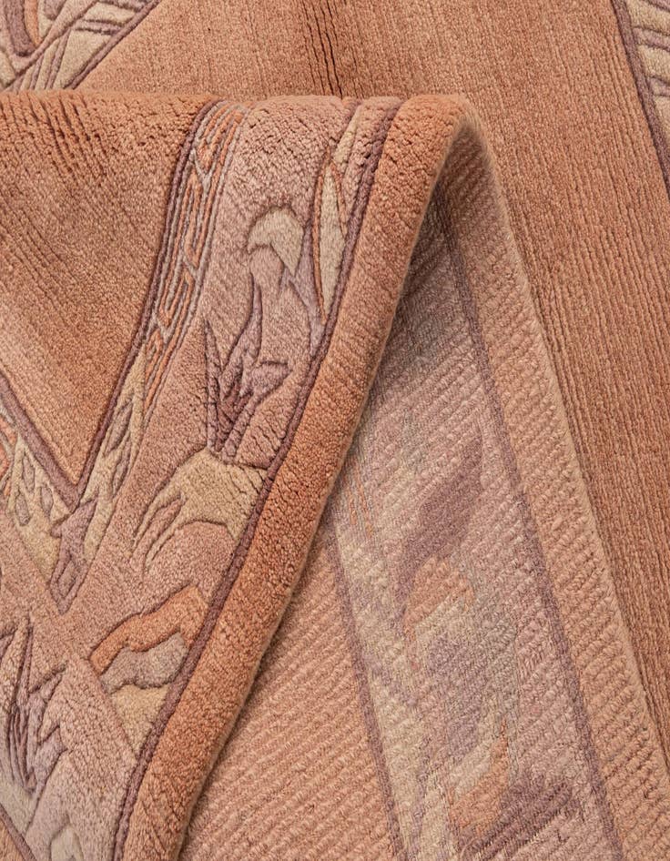 Detail image of 4' x 5' 11  Hand Knotted Nepal Wool Rug