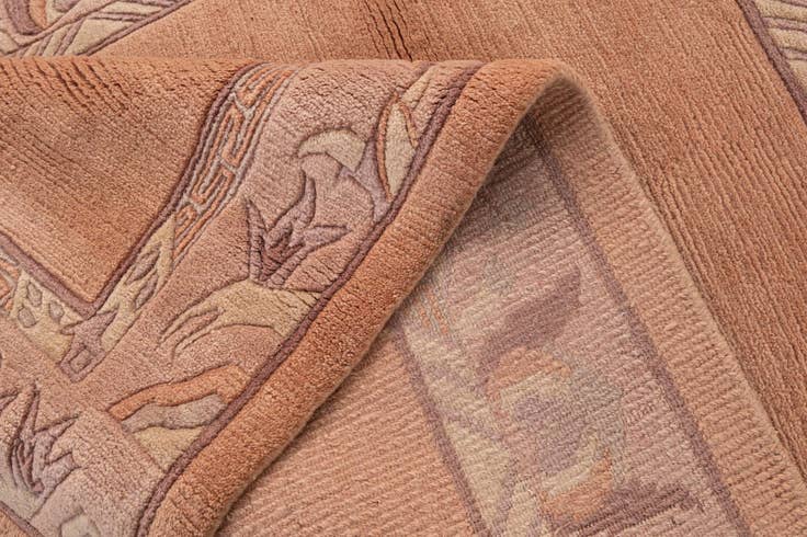 Detail image of 4' x 5' 11 Hand Knotted Nepal Wool Rug