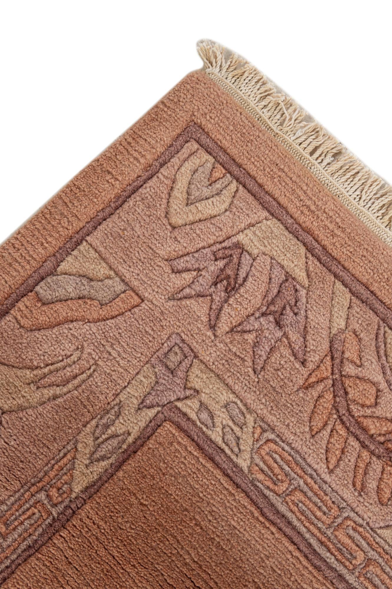 4' x 5' 11 Hand Knotted Nepal Wool Rug
