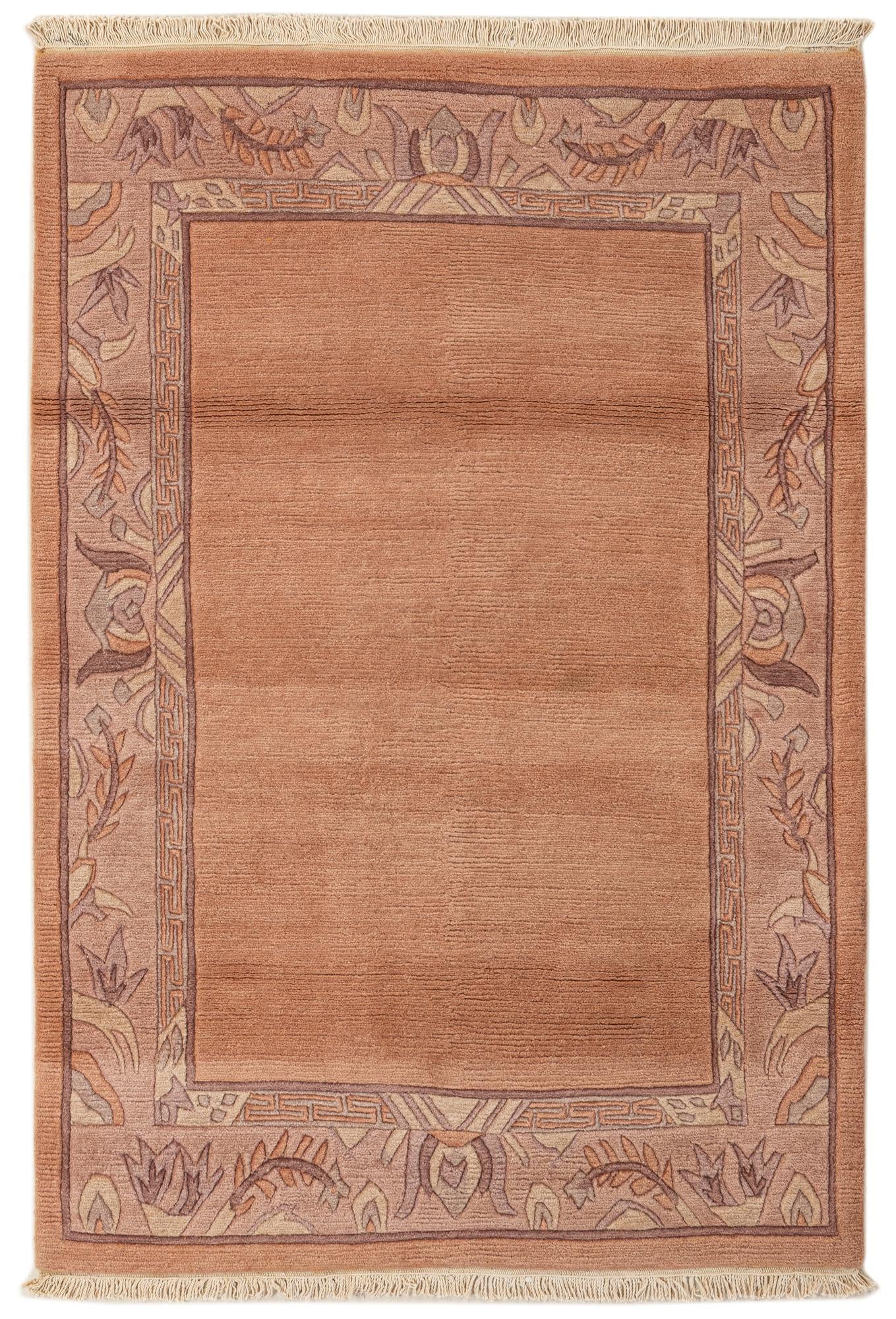 4' x 5' 11 Hand Knotted Nepal Wool Rug