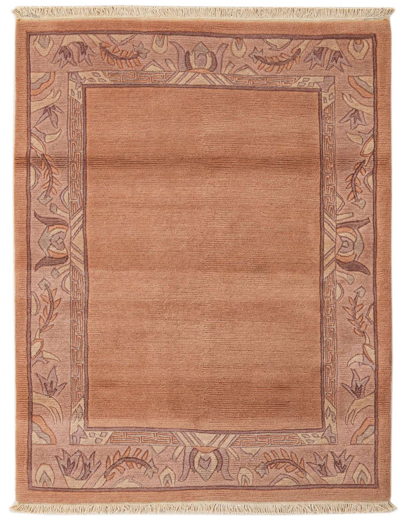 4' x 5' 11 Hand Knotted Nepal Wool Rug