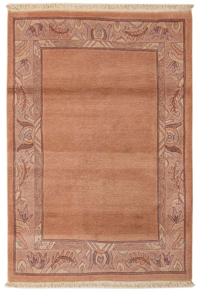 4' x 5' 11 Hand Knotted Nepal Wool Rug