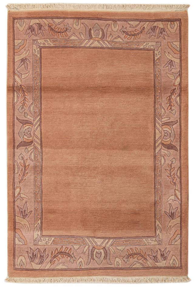Detail image of 4' x 5' 11 Hand Knotted Nepal Wool Rug