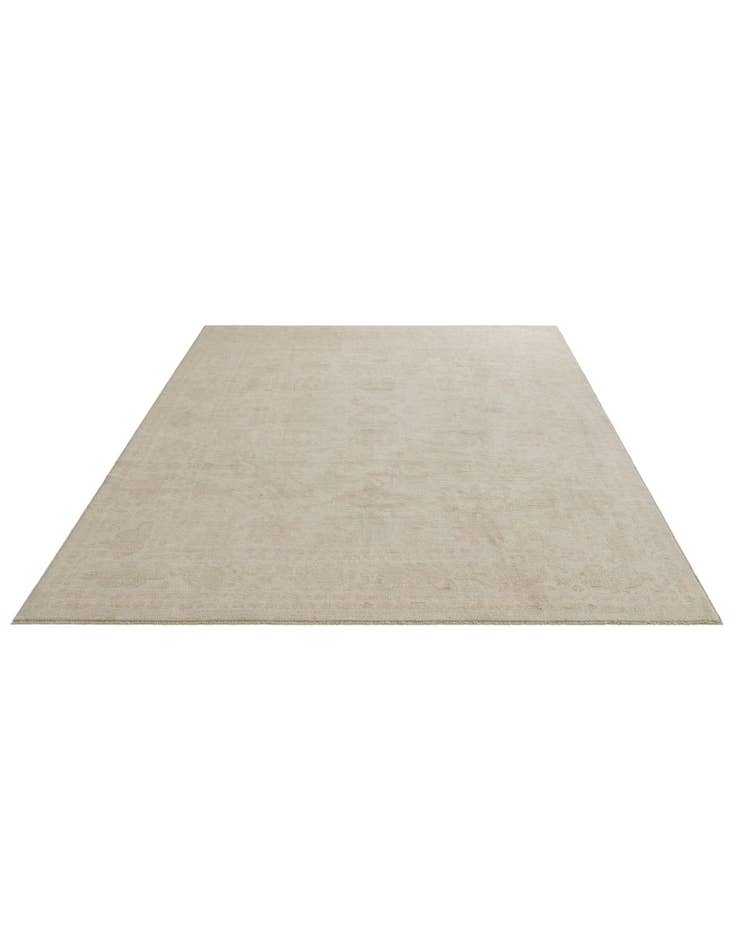 Detail image of 8' 1 x 10' 1 Hand Knotted Oushak Wool Rug