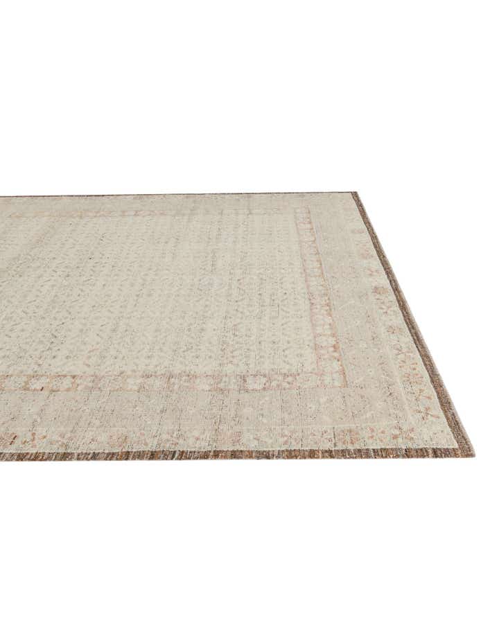 9' 2 x 11' 10 Hand Knotted Oushak Wool Rug