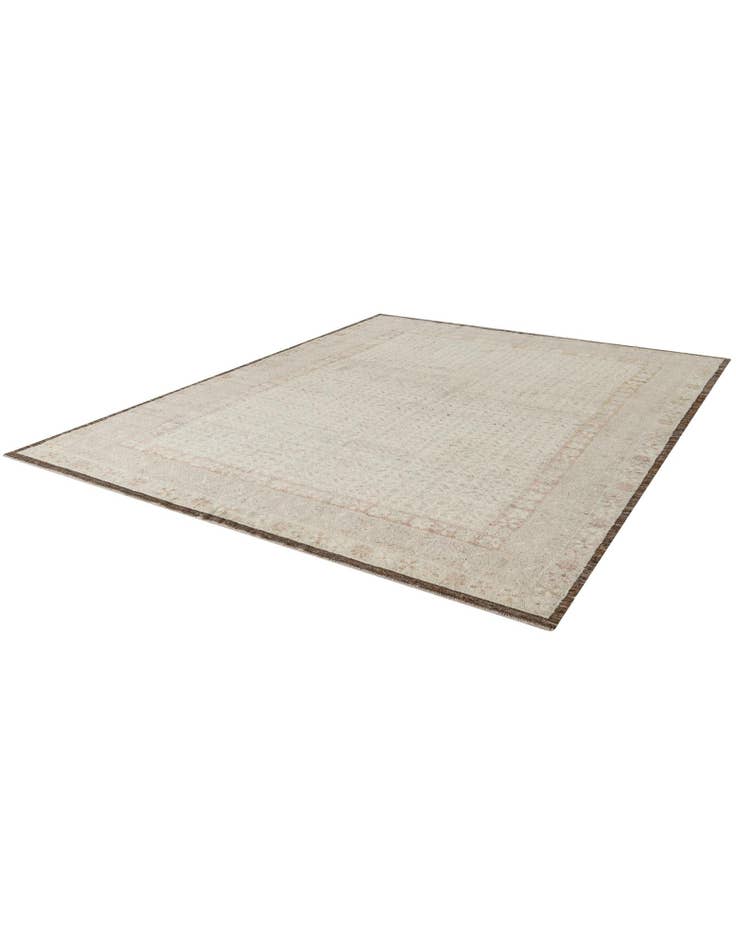 Detail image of 9' 2 x 11' 10 Hand Knotted Oushak Wool Rug