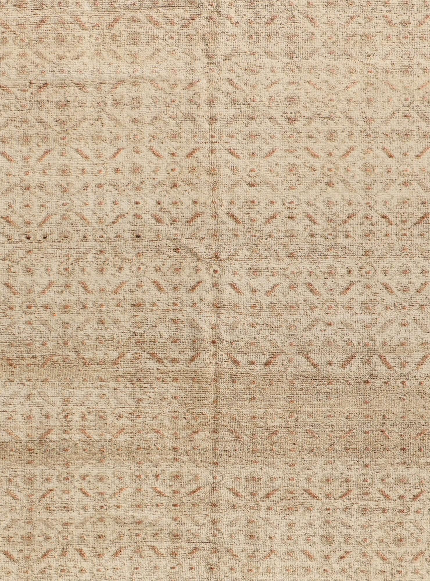9' 2 x 11' 10 Hand Knotted Oushak Wool Rug