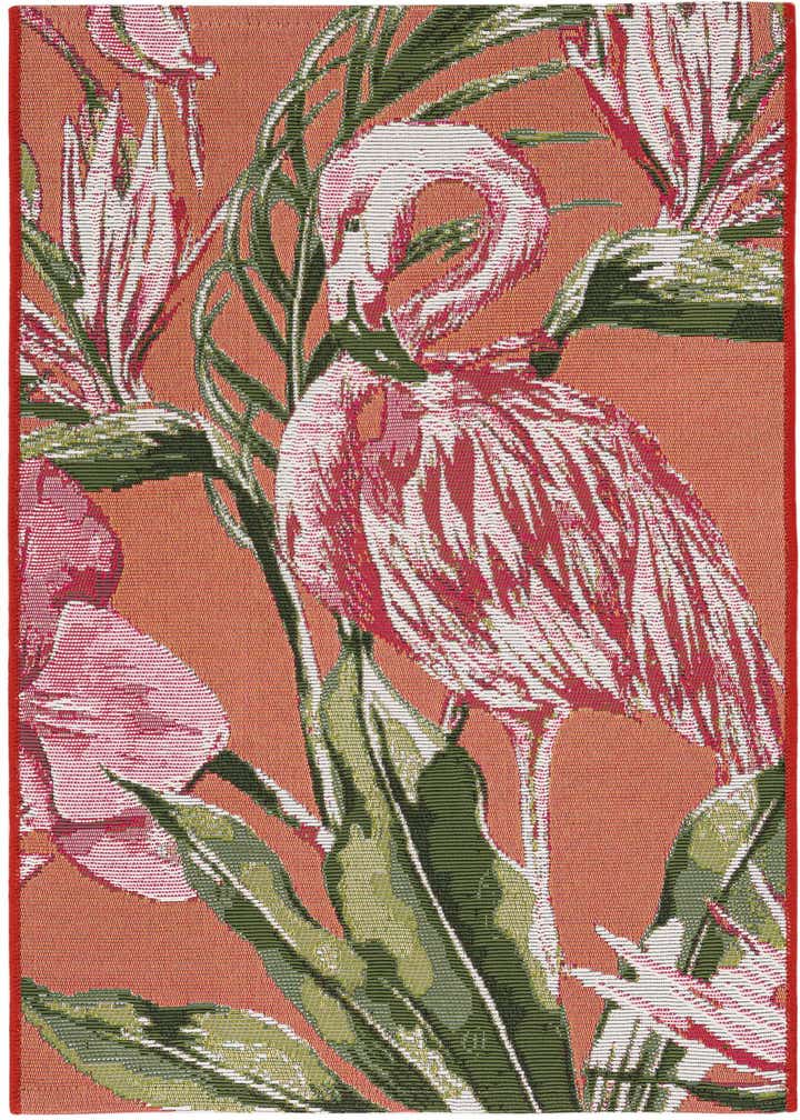 2' x 3' Easy-Clean Botanical Indoor / Outdoor Rug