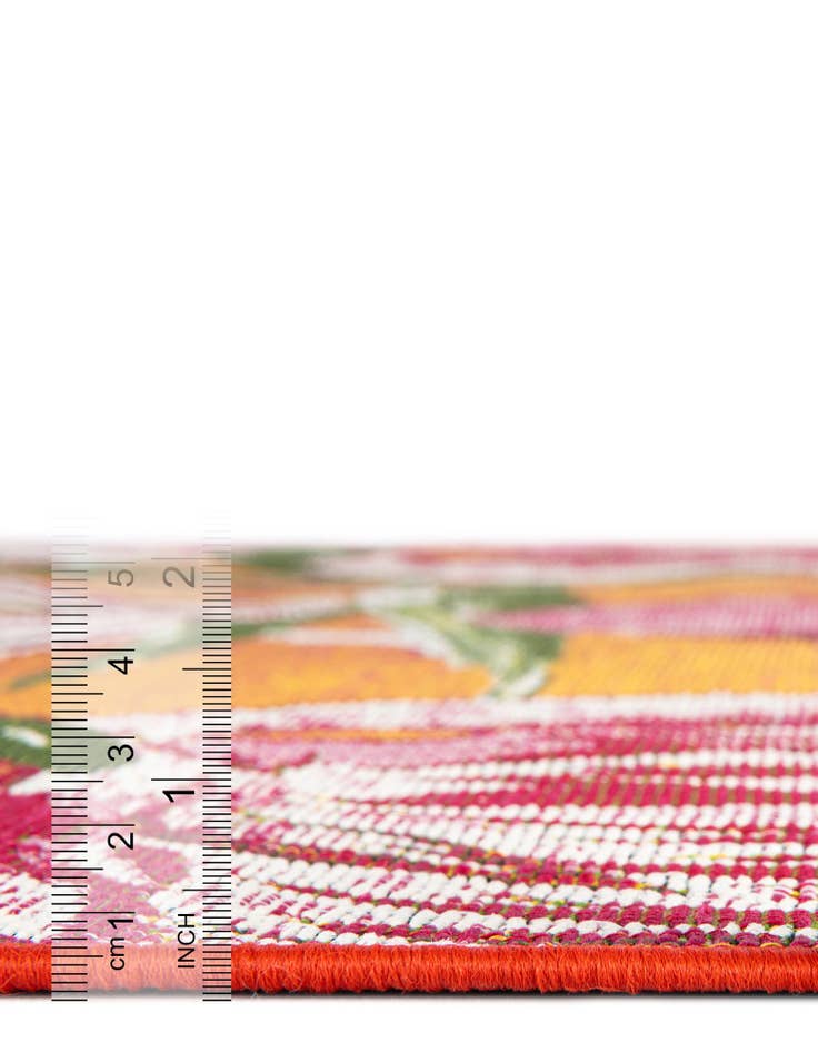 Detail image of 2' x 3'  Washable Botanical Indoor / Outdoor Rug