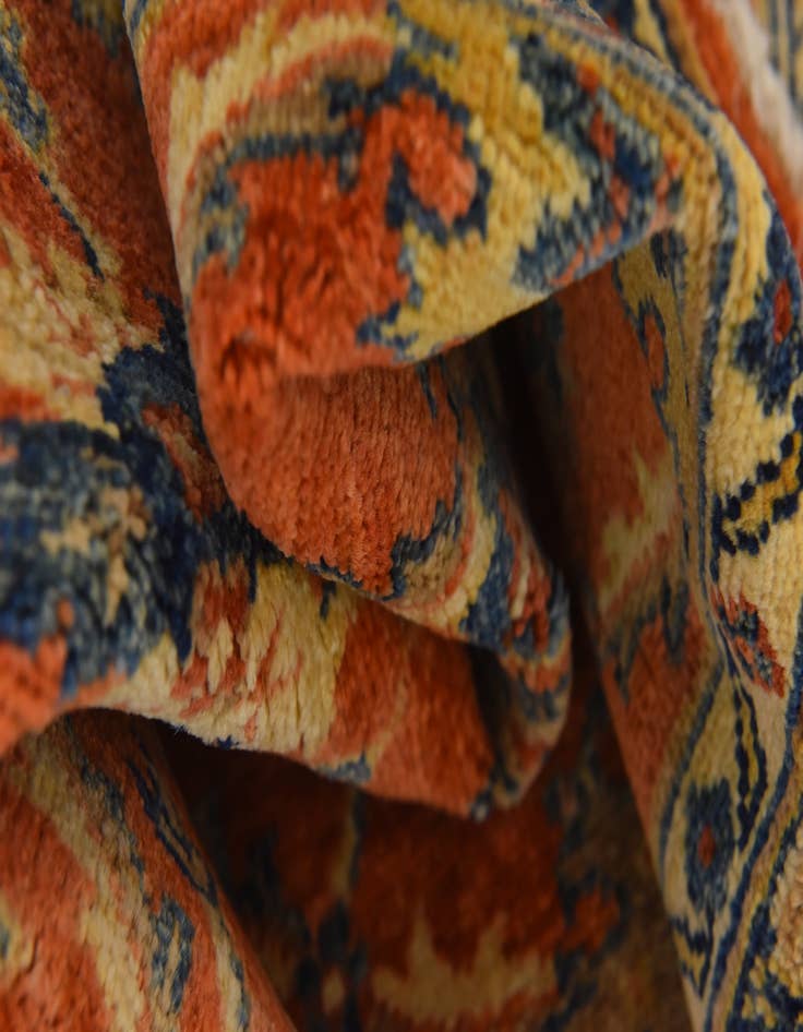 Detail image of 4' x 6' Hand Knotted Peshawar Ziegler Rug