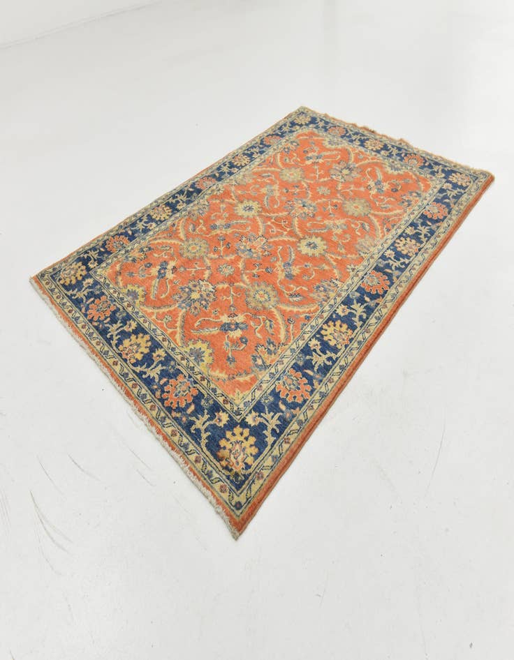 Detail image of 4' x 6' Hand Knotted Peshawar Ziegler Rug