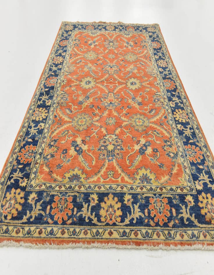 Detail image of 4' x 6' Hand Knotted Peshawar Ziegler Rug