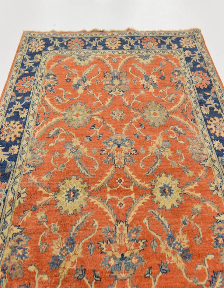 Detail image of 4' x 6' Hand Knotted Peshawar Ziegler Rug