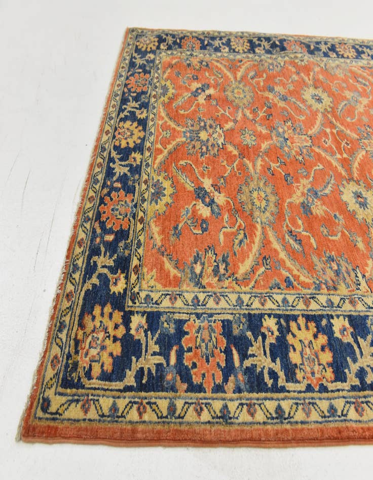 Detail image of 4' x 6' Hand Knotted Peshawar Ziegler Rug