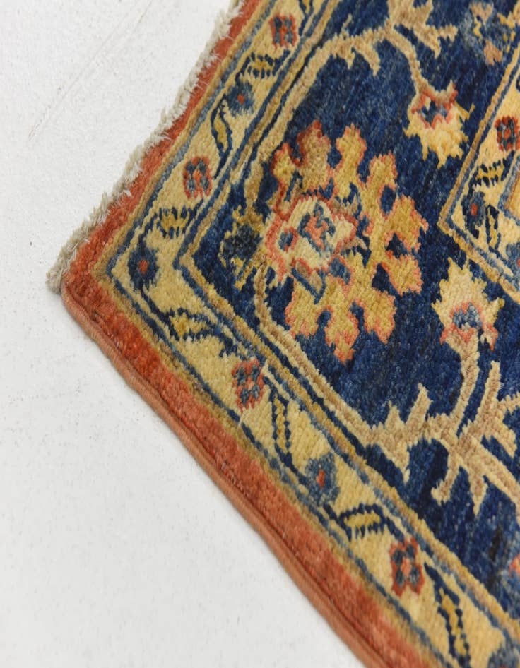 Detail image of 4' x 6' Hand Knotted Peshawar Ziegler Rug