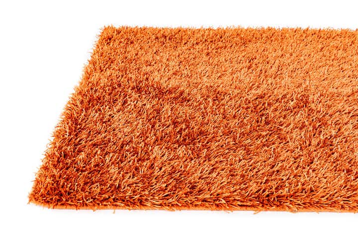 5' x 6' 6 Hand Knotted Solid Shag Rug