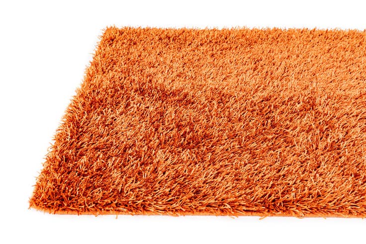 Detail image of 5' x 6' 6 Hand Knotted Solid Shag Rug