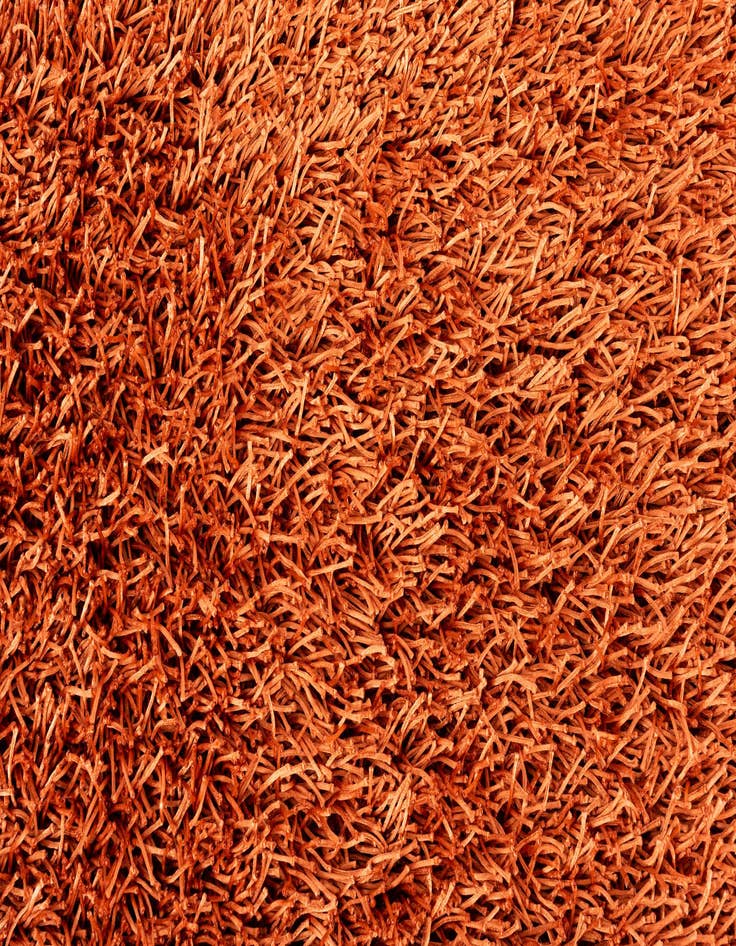 Detail image of 5' x 6' 6  Hand Knotted Solid Shag Rug