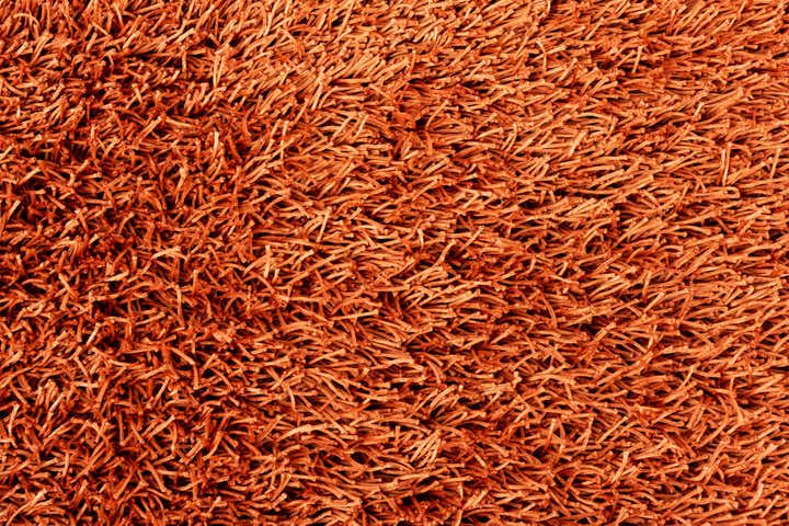 5' x 6' 6 Hand Knotted Solid Shag Rug