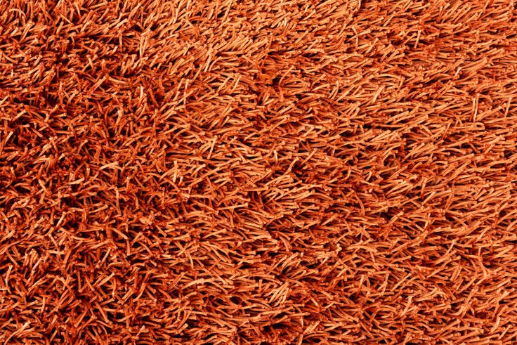 Detail image of 5' x 6' 6 Hand Knotted Solid Shag Rug