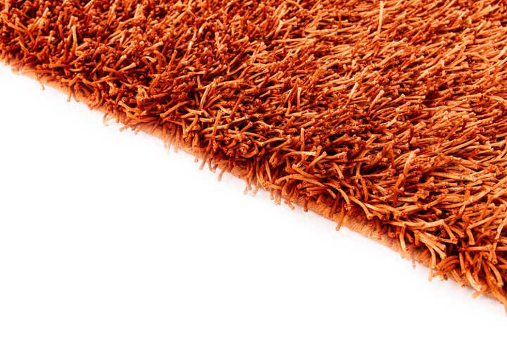 5' x 6' 6 Hand Knotted Solid Shag Rug