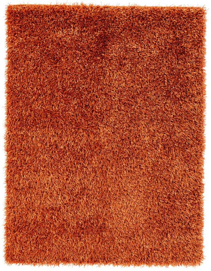 Detail image of 5' x 6' 6  Hand Knotted Solid Shag Rug