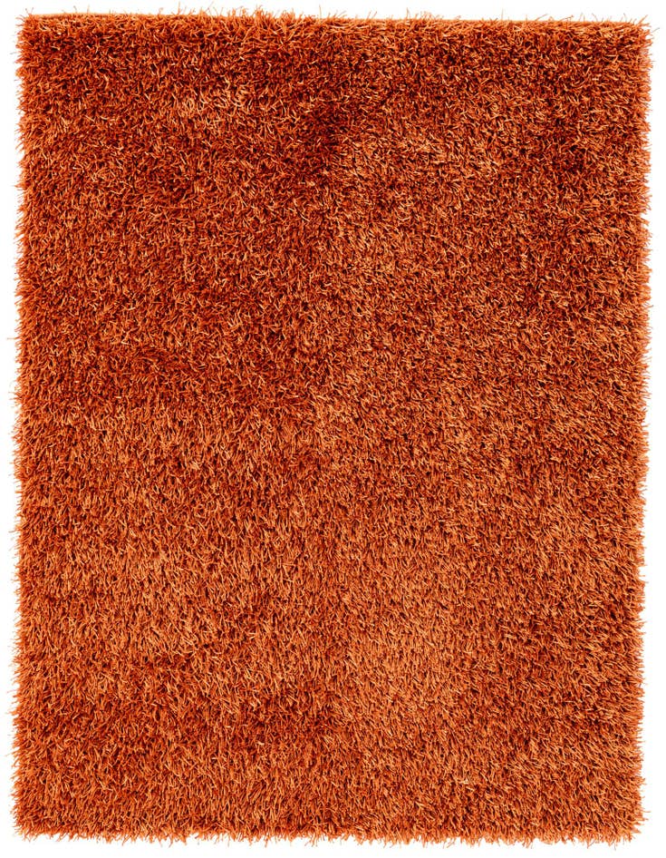 Detail image of 5' x 6' 6 Hand Knotted Solid Shag Rug