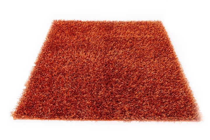 5' x 6' 6 Hand Knotted Solid Shag Rug