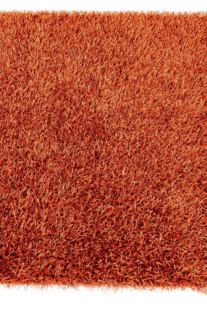 5' x 6' 6 Hand Knotted Solid Shag Rug