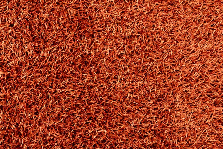 Detail image of 5' x 6' 6 Hand Knotted Solid Shag Rug