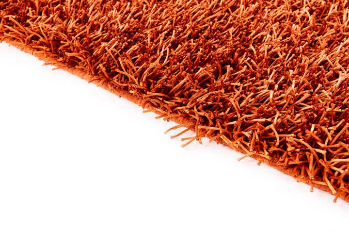 5' x 6' 6 Hand Knotted Solid Shag Rug