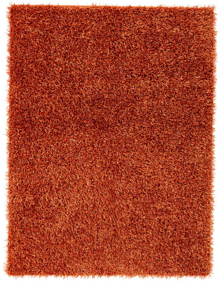 5' x 6' 6 Hand Knotted Solid Shag Rug