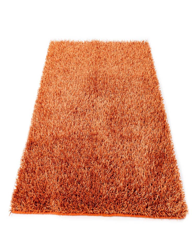 Detail image of 5' x 6' 4  Hand Knotted Solid Shag Rug