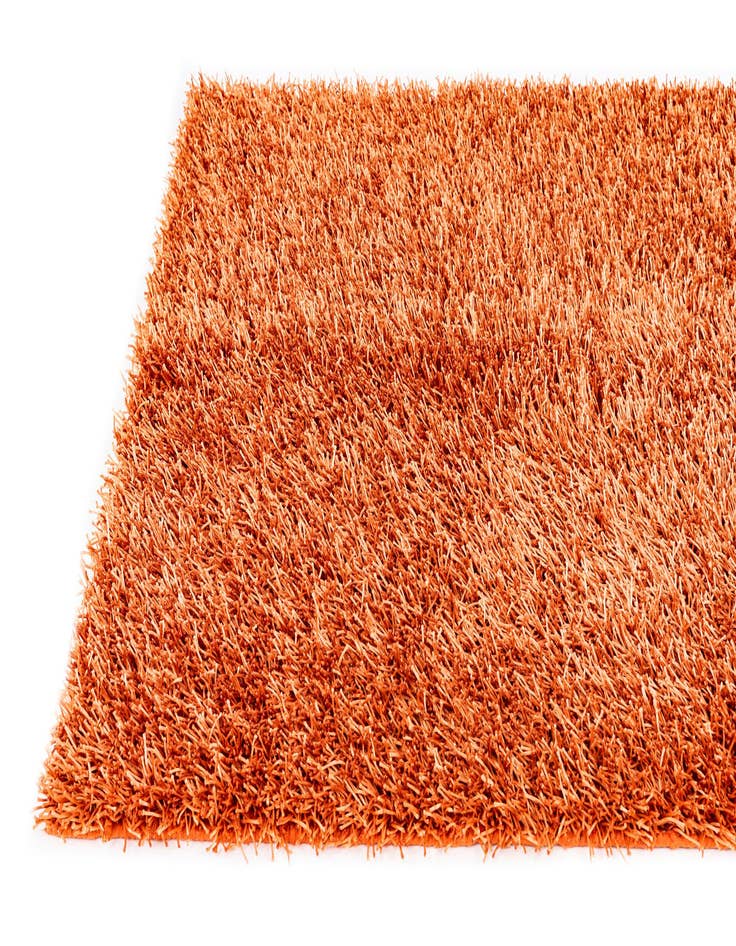 Detail image of 5' x 6' 4  Hand Knotted Solid Shag Rug