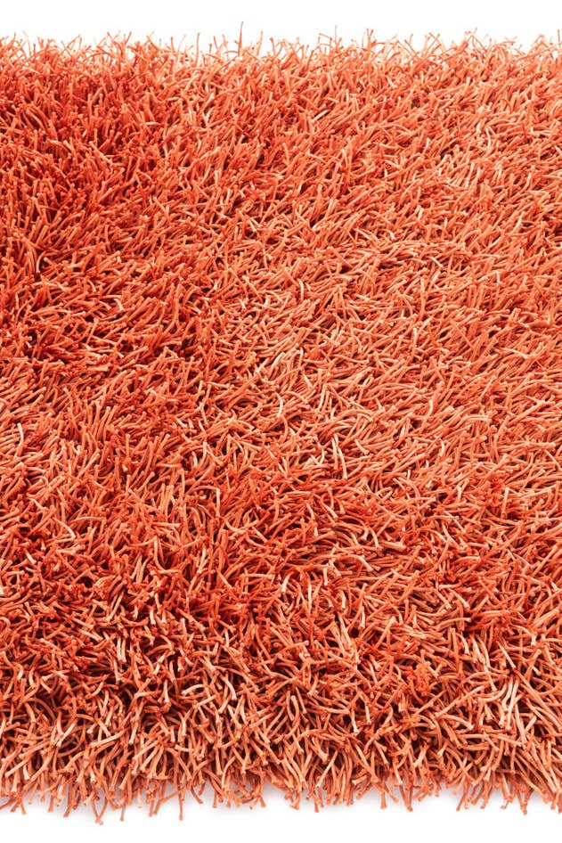 Detail image of 2' 8 x 4' 8 Hand Knotted Solid Shag Oriental Rug