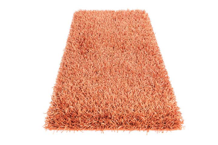 2' 5 x 4' 9 Hand Knotted Solid Shag Oriental Rug