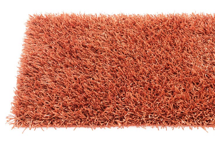 Detail image of 2' 5 x 4' 9 Hand Knotted Solid Shag Oriental Rug