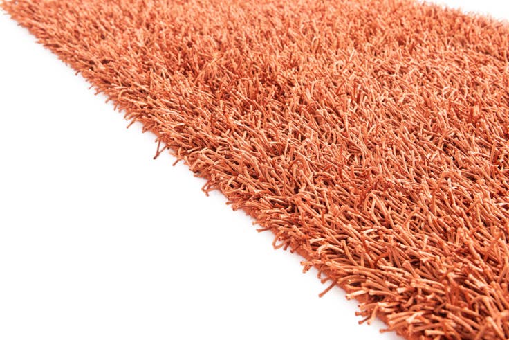 Detail image of 2' 5 x 4' 9 Hand Knotted Solid Shag Oriental Rug