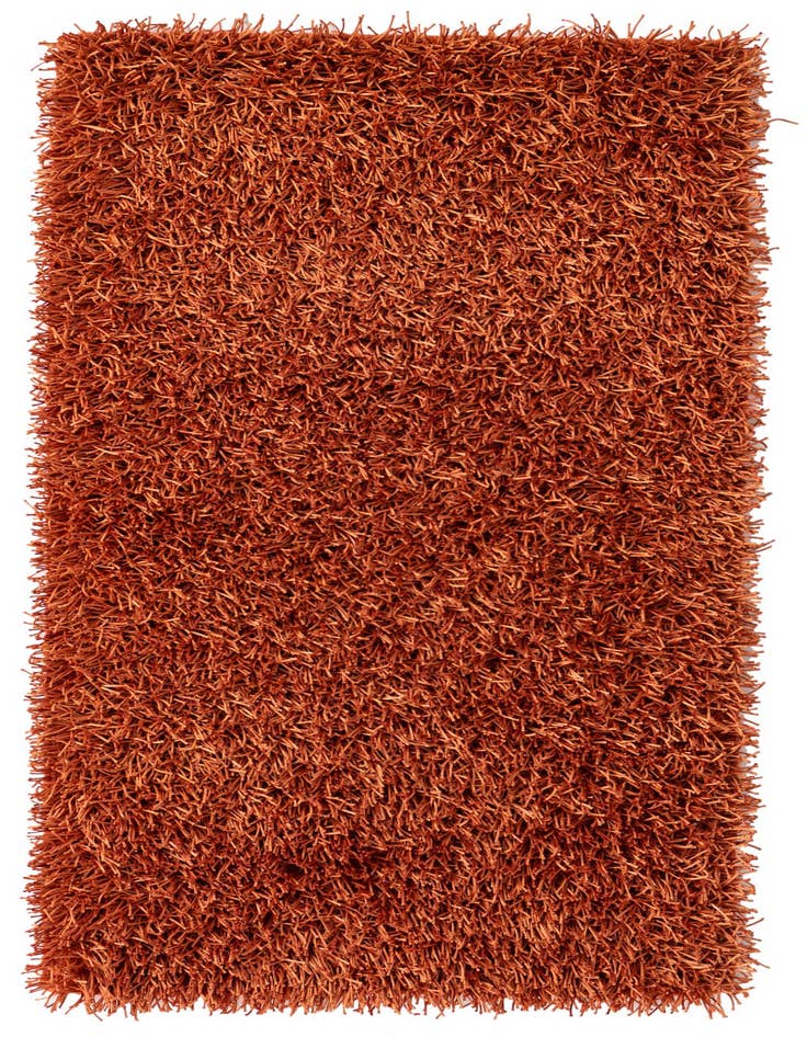 Detail image of 2' 5 x 4' 9  Hand Knotted Solid Shag Oriental Rug