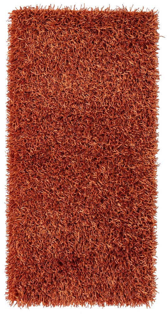 2' 5 x 4' 9 Hand Knotted Solid Shag Oriental Rug