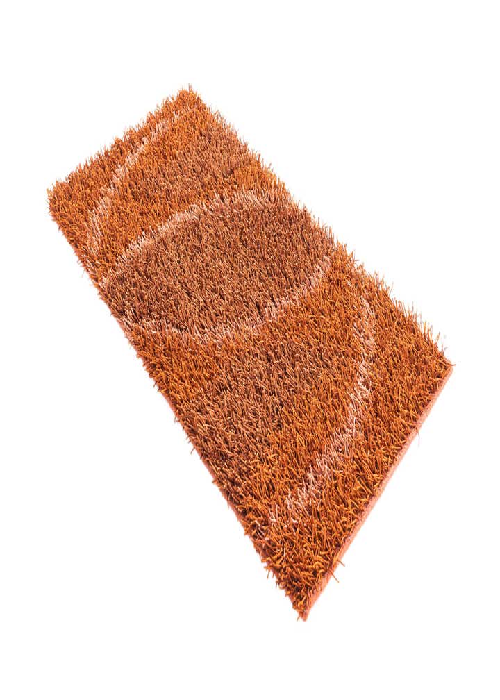 2' 6 x 4' 7 Hand Knotted Solid Shag Oriental Rug