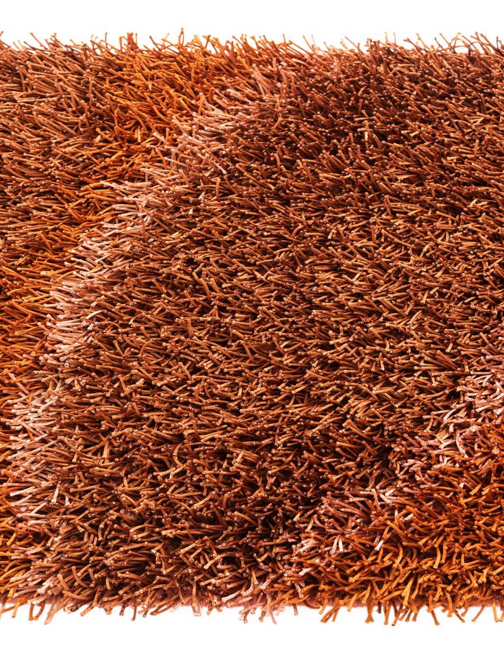 Detail image of 2' 6 x 4' 7 Hand Knotted Solid Shag Oriental Rug