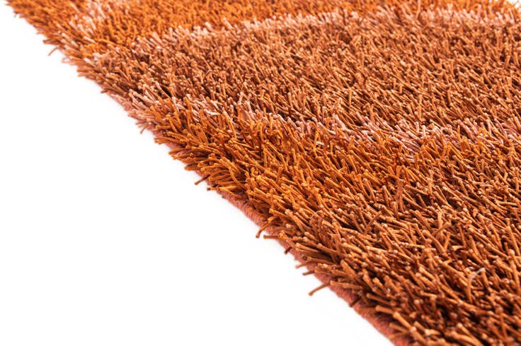Detail image of 2' 6 x 4' 7 Hand Knotted Solid Shag Oriental Rug