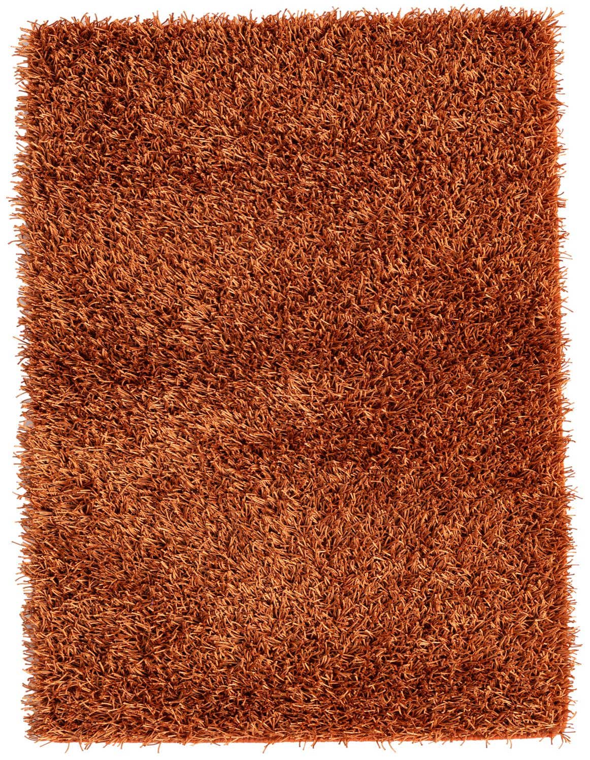 3' x 5' 4 Hand Knotted Solid Shag Oriental Rug
