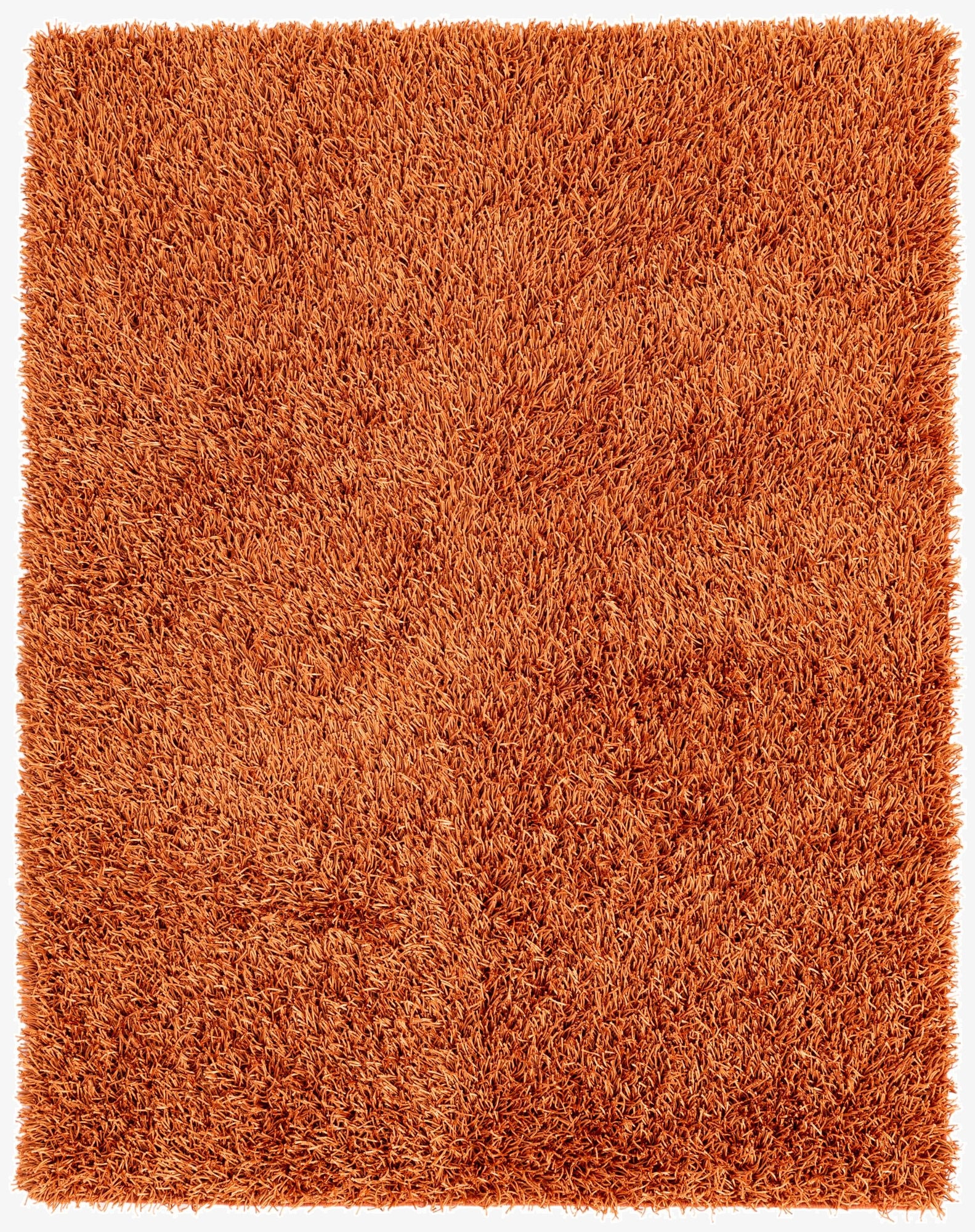 5' 1 x 6' 4  Hand Knotted Solid Shag Rug