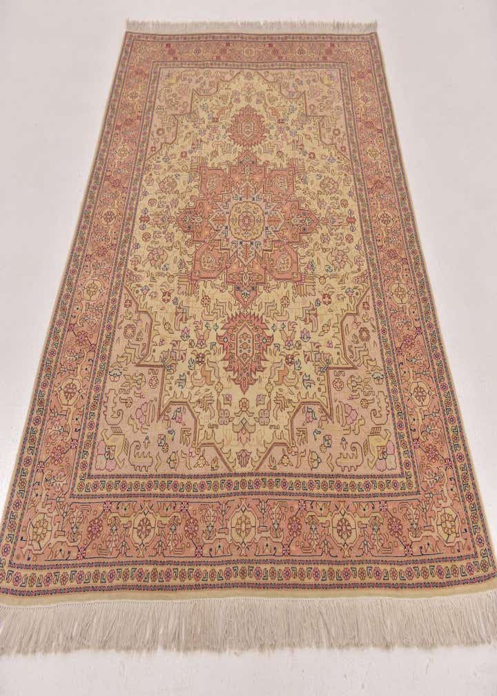 5' x 6' 6 Hand Knotted Tabriz Persian Rug