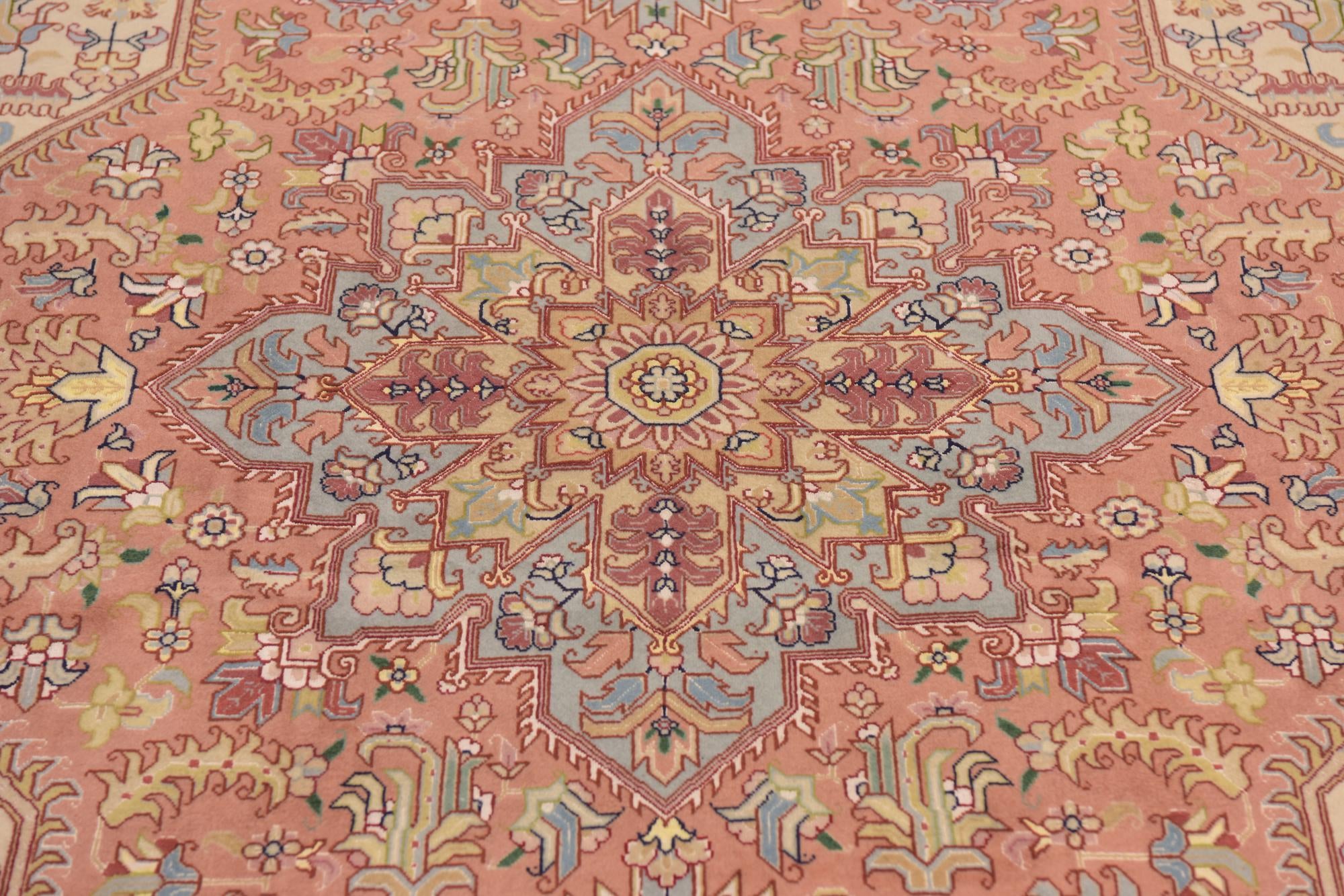 4' 10 x 6' 8 Hand Knotted Tabriz Persian Rug