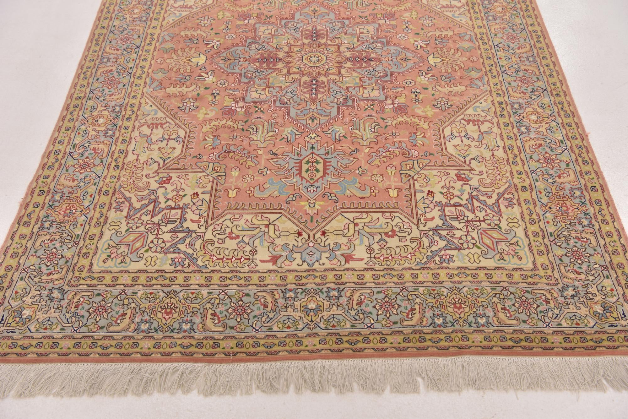 4' 10 x 6' 8 Hand Knotted Tabriz Persian Rug
