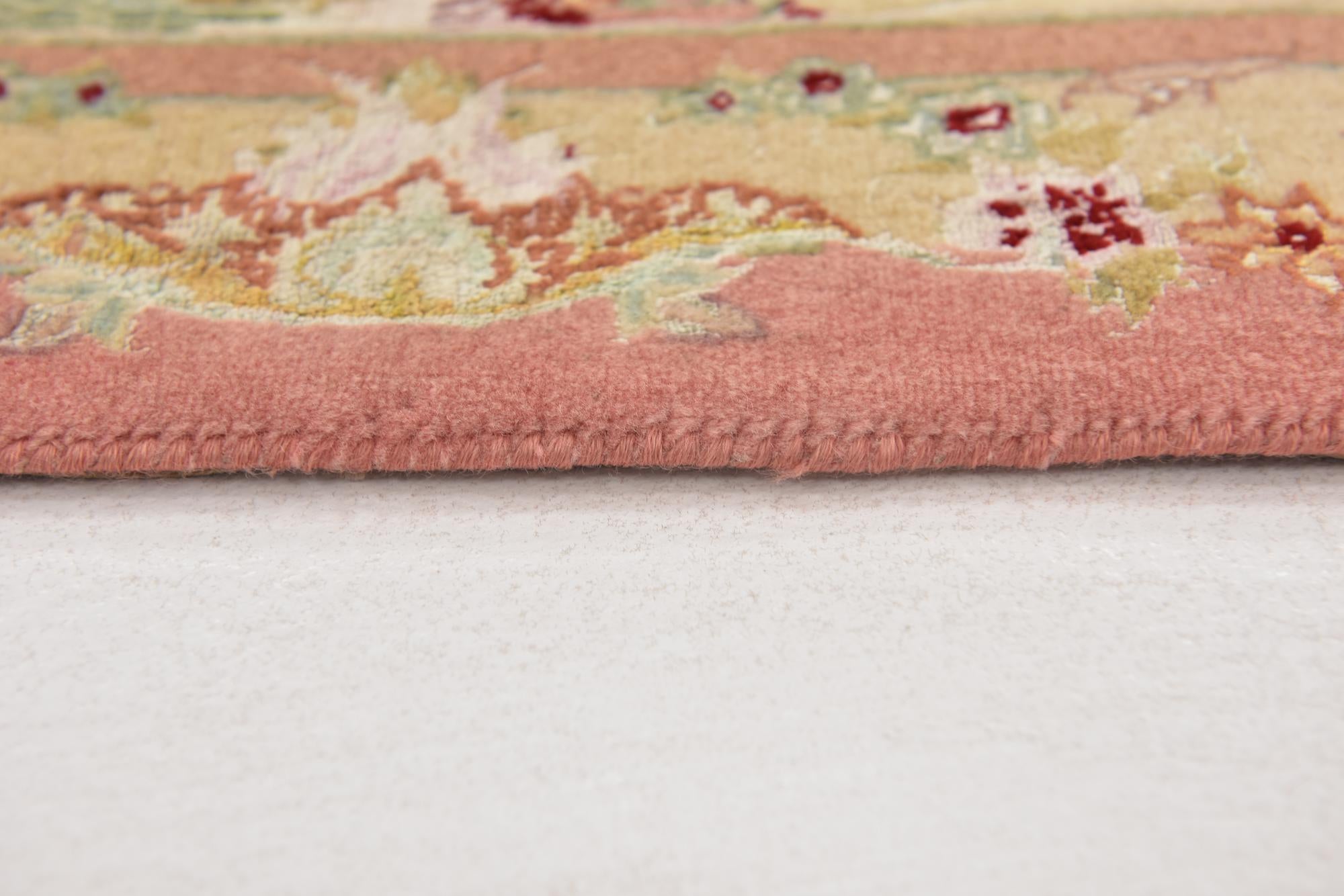 6' 8 x 10' 2 Hand Knotted Tabriz Persian Rug