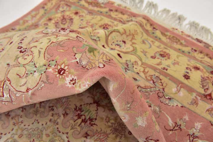 6' 8 x 10' 2 Hand Knotted Tabriz Persian Rug